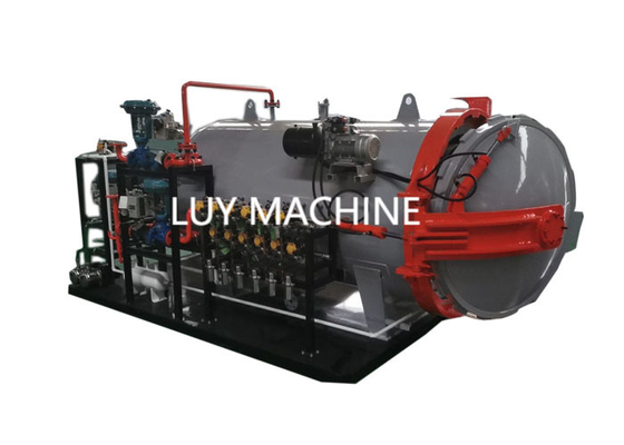أوتوكلاف الألياف الكربونية المركبة SS304 3 مرحلة فعالة معالجة التحكم في PLC