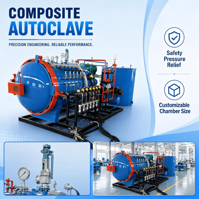 محرك أوتوكلاف صناعي معتمد من قبل CE عالي الطاقة 10Kw-700Kw متعدد الجهد 380V/410V/220V تحديد درجة الحرارة والضغط الدقيق