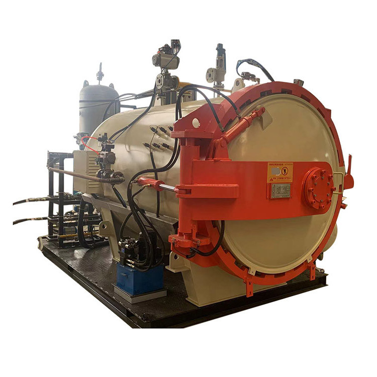 0.8MPa 600mm قطر الشاشة اللمسية التحكم PLC الصناعية المركبة الصغيرة الأوتوكلاف للمختبر