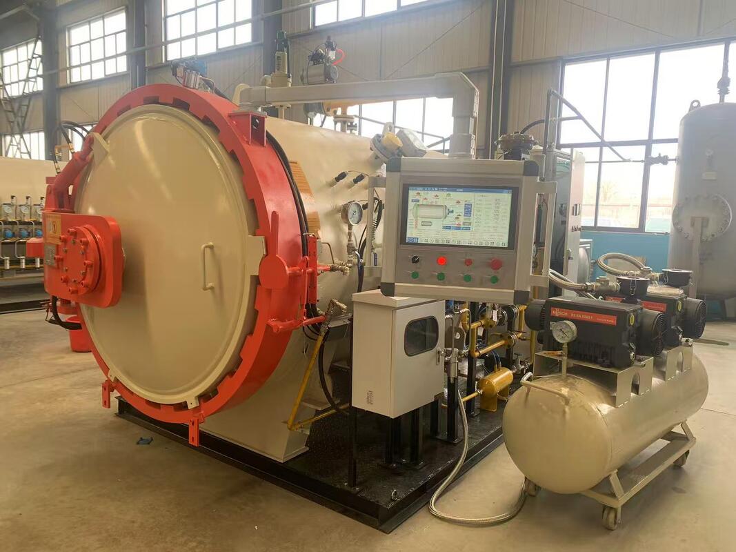 عملية الإختراق باستخدام أوتوكلاف مصنع معالجة القطب الخشبي مادة الألياف الزجاجية لأجزاء السيارات الايبوكسي