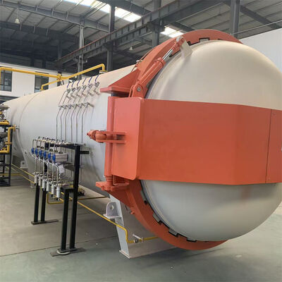 الأوتوكلاف ذو الحجم المخصص المعتمد من CE مع محرك 380V-220V 10Kw-700Kw قوة التشغيل السهل توزيع الحرارة الموحد